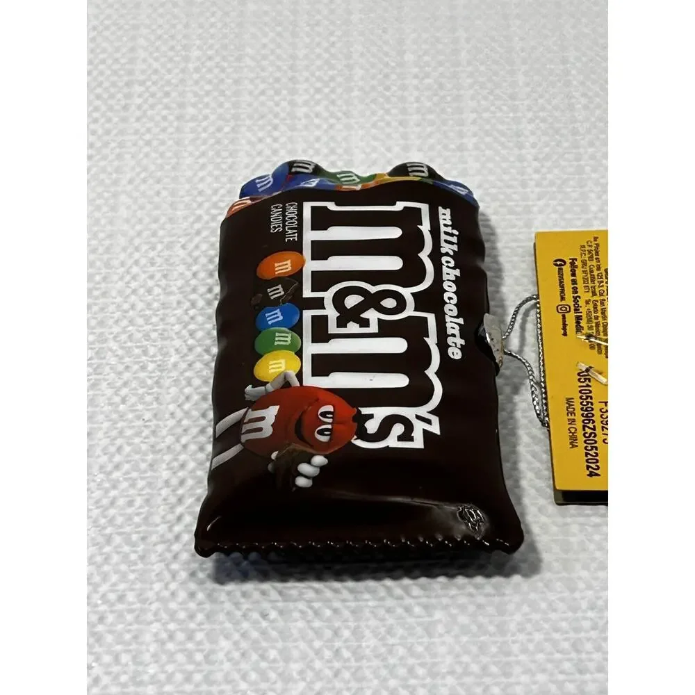 RUZ M&M plastic Christmas tree ornament food Candy NEW‎ Officially Licensed